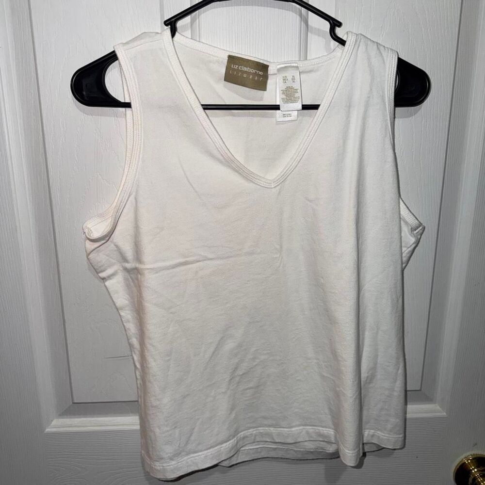 Liz-claiborne Women's White Vest